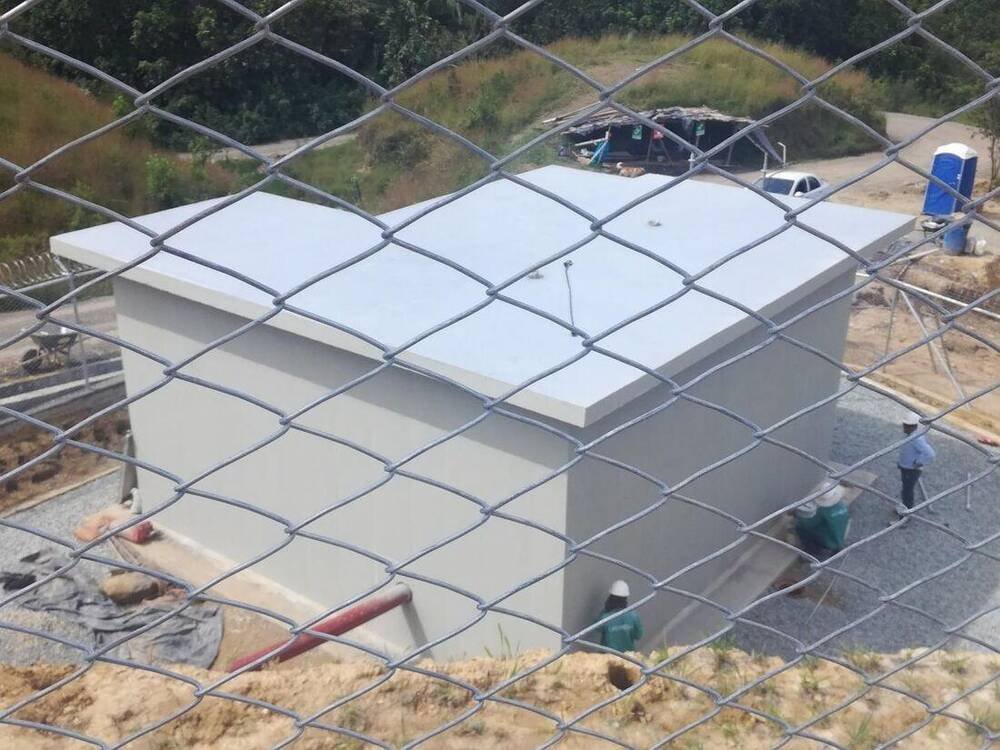 Caseta tipo bunker para válvula de seccionamiento